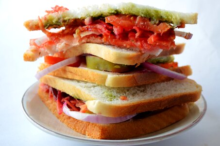Vegetable Sandwich 5 photo