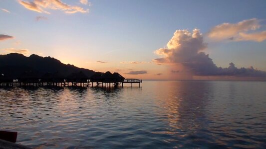 Horizon water sunset