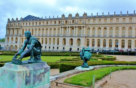 The Palace of Versailles or simply Versailles is a royal castle photo