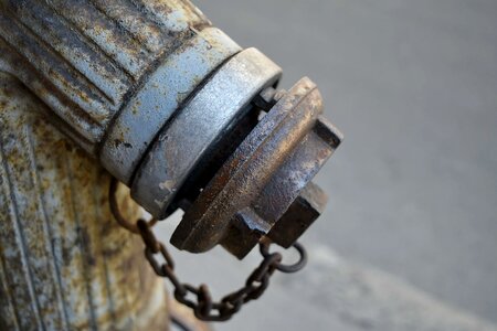 Cast Iron hydrant rust photo