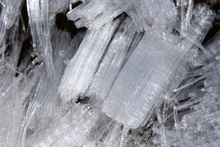 Cold freeze crystal photo