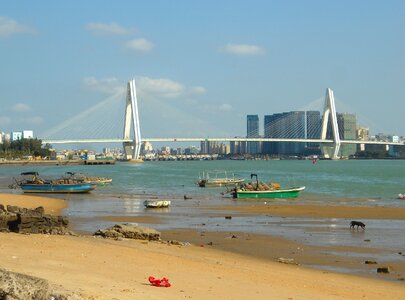 Haikou Century Bridge in China photo