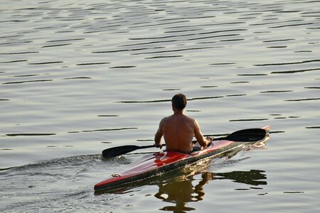 Canoeing condition exercise photo