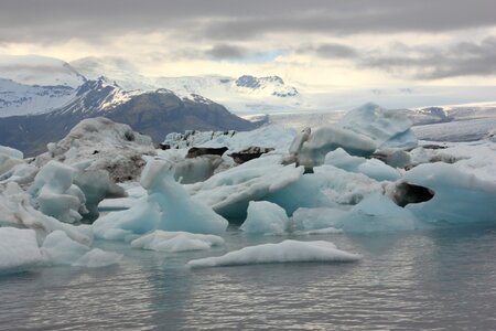 Snow water iceberg