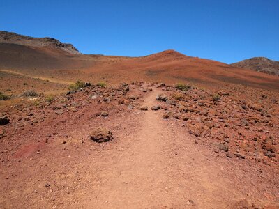Maui volcano crater