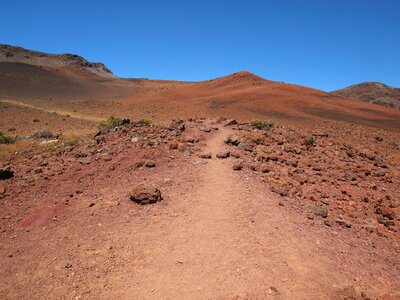 Maui volcano crater photo