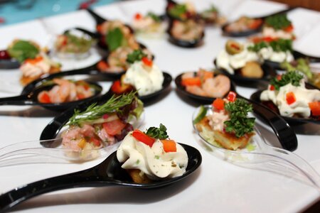 Finger food buffet cold buffet