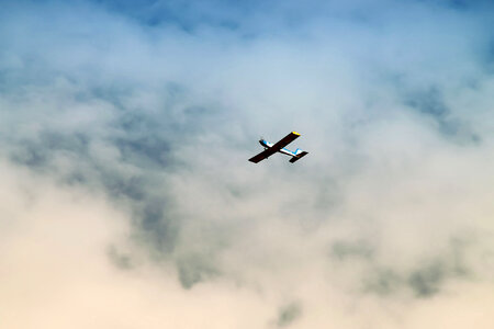 Model Airplane in the Sky photo