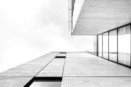 Architecture building grey