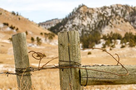 Ranch rustic barbed photo