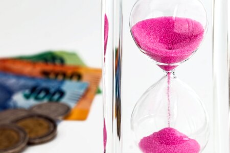 Business currency decoration