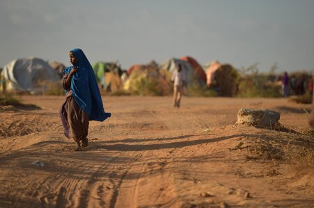 Desert people child photo