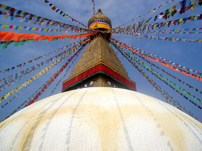 Boudhanath Stupa in Kathmandu, Nepal photo