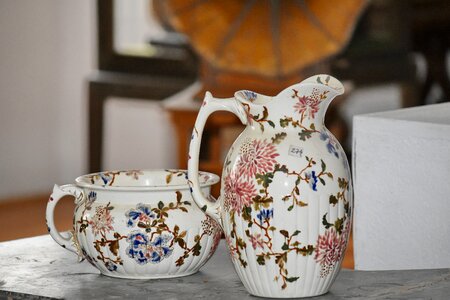 Ceramic ceramics pitcher photo