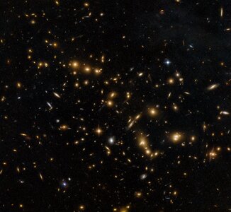Hubble Spies Glowing Galaxies photo