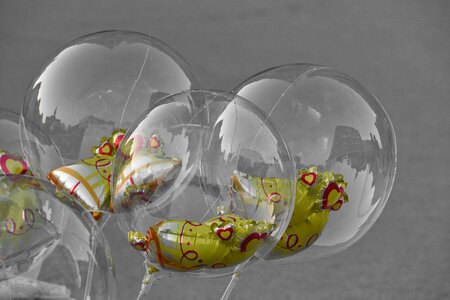 Balloon gift plastic
