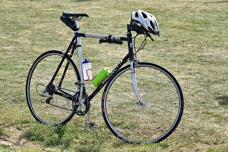 Bicycle equipment helmet photo