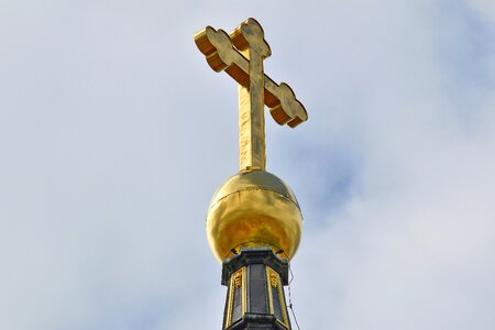 Cross gold Heaven