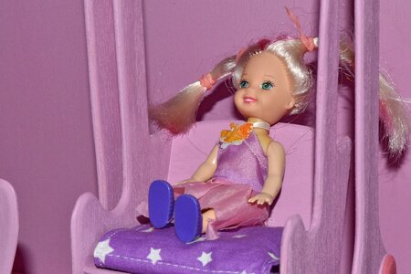 Handmade miniature doll photo