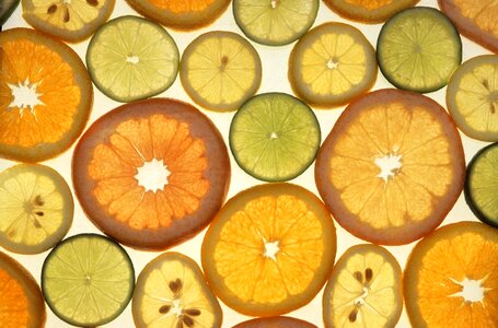 Orange lemon citron photo