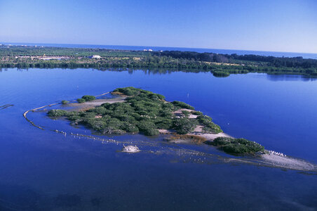 Aerial of Pelican Island National Wildlife Refuge photo