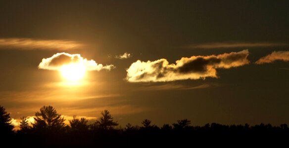 Clouds darkness dusk photo