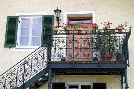 Wrought iron ornament iron photo