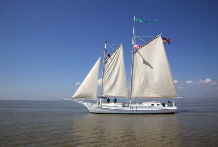Sailboat vessel sea