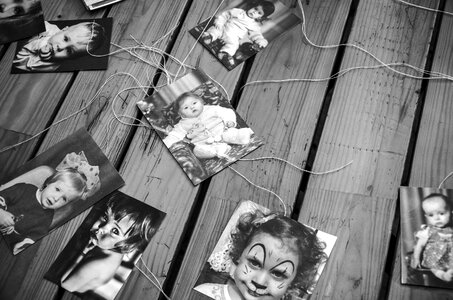 Photography children b w