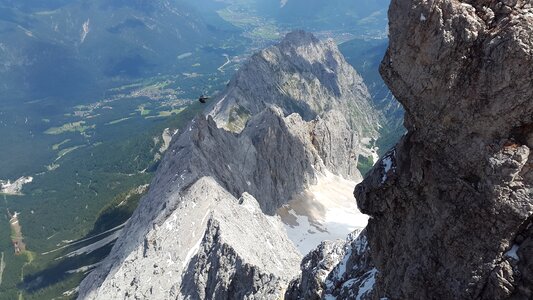 Ridge rock ridge zugspitze massif photo