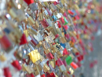 Love padlocks love symbol