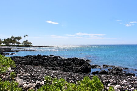 Coast rocky beach sea