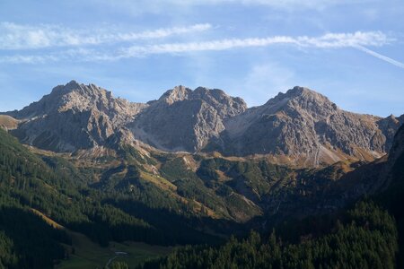 Mound formation three mountains first alpine schafkopf