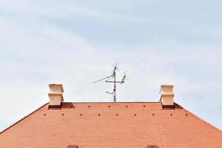 Antenna architectural style chimney photo