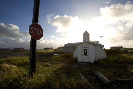 Buildings at Cold Bay, Izembek National Wildlife Refuge photo