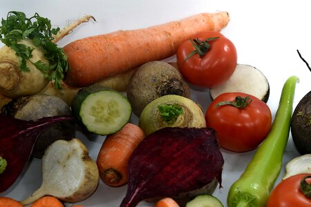 Beetroot celery parsley photo