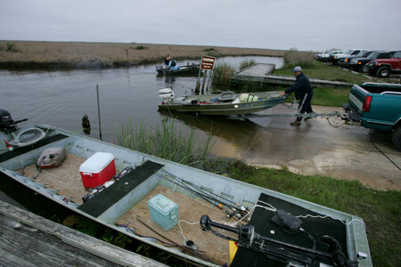Ramp for fishing at Lacassine National Wildlife Refuge photo