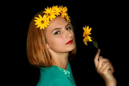 Yellow beauty green