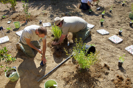 Construction of outdoor classroom-1