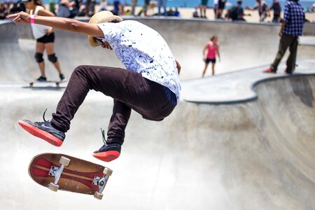 Extreme skateboard skateboarding photo