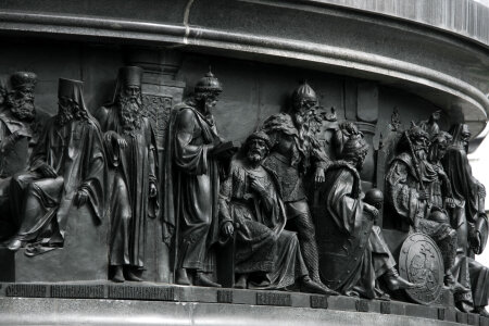 bronze monument close-up