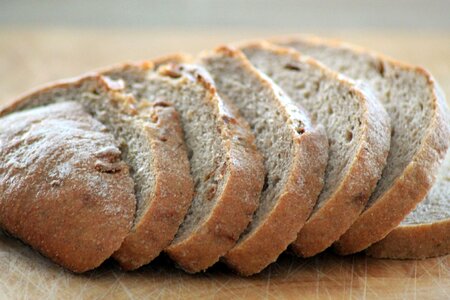 Loaf of bread snack bread crust photo