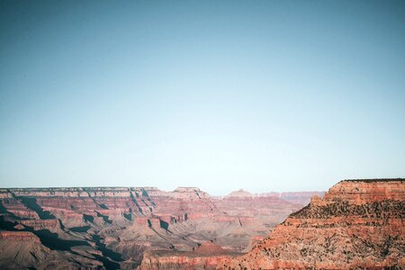 Wide Landscape Of Canyon And Sky photo