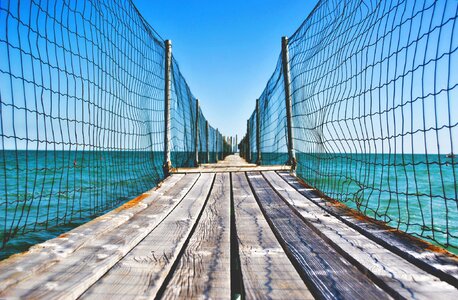 Path fence water