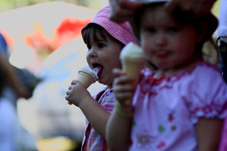 Girl girls eating photo