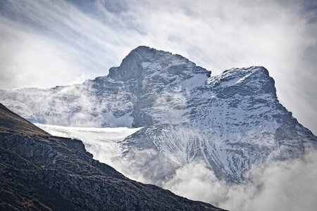 Pass switzerland fog photo