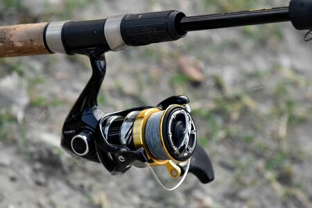 Equipment fishing gear fishing rod photo