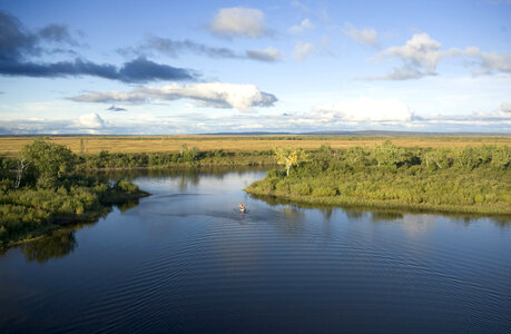 Scenic view of the refuge