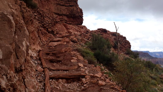 Bright Angel trail in Grand Canyon National Park photo