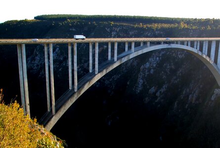 Architecture high bridge pillar photo